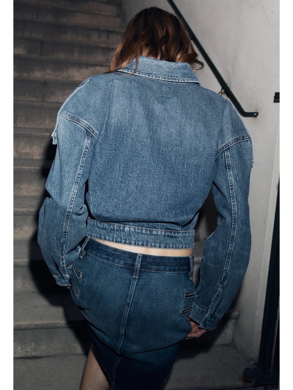 Zara Blue Denim Women’s Jeans Jacket - Picture 4 of 6